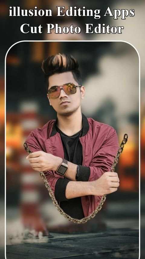 illusion Editing Apps - Cut Photo Editor स्क्रीनशॉट 4
