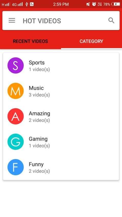 Hot Videos स्क्रीनशॉट 1
