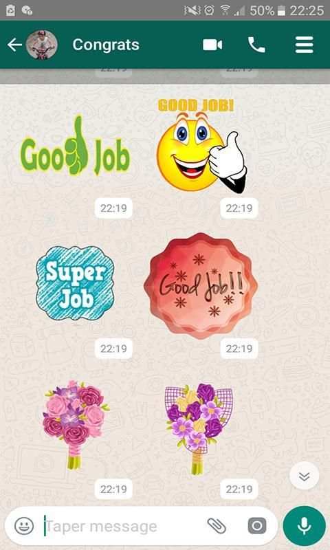 Congrats Stickers For Whatsapp screenshot 2
