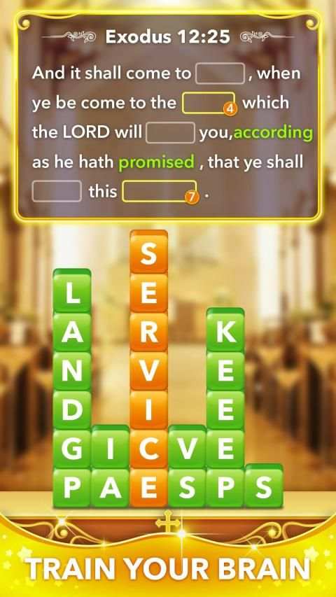 Bible Word Heaps - Connect the Stack Word Game स्क्रीनशॉट 2