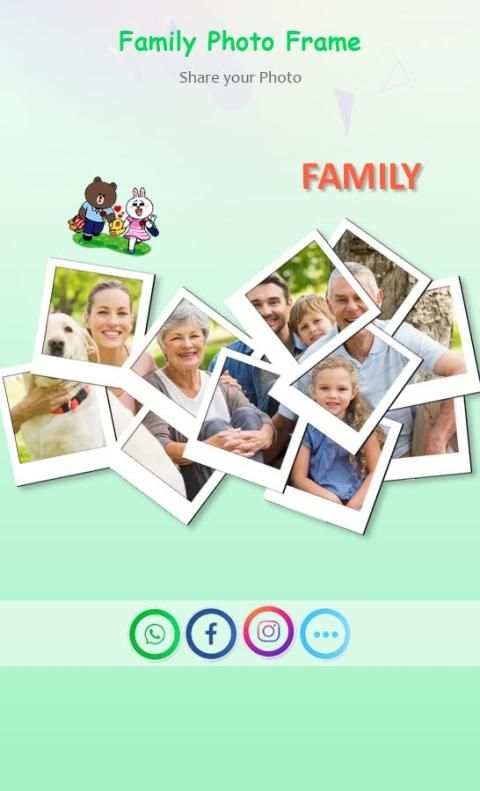 Family Photo Frame : Photo Collage स्क्रीनशॉट 5