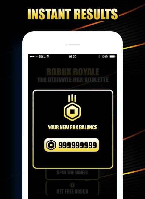 Robux Royale - Free Robux Roulette For Robloxs screenshot 1