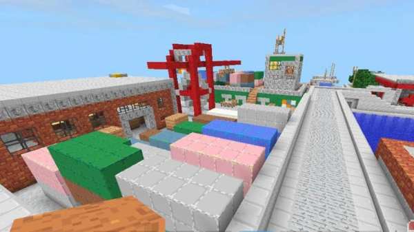 Mini World Craft 2: Mini Block Craft Town स्क्रीनशॉट 1