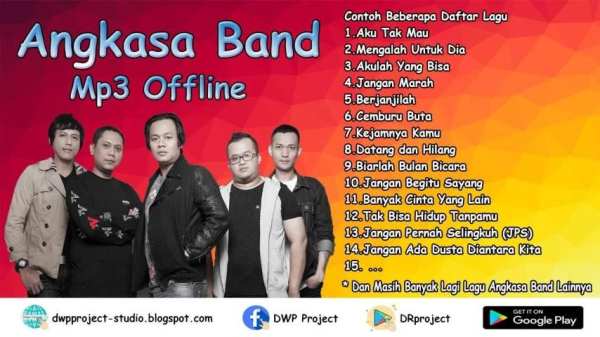 Lagu Angkasa Band Mp3 Offline - NEW 2020 screenshot 1