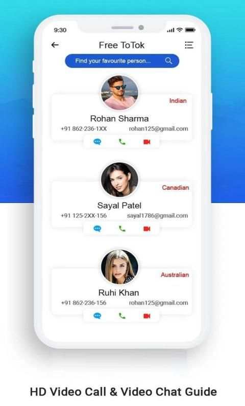 Free Totok HD Video Call & Chat Totok Tips Guide स्क्रीनशॉट 3