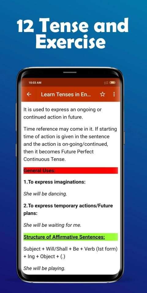 Learn Tenses in English (Tense Rules & Practice) screenshot 4