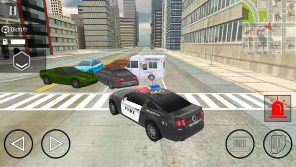 Police Car Simulator - Cop Chase स्क्रीनशॉट 5