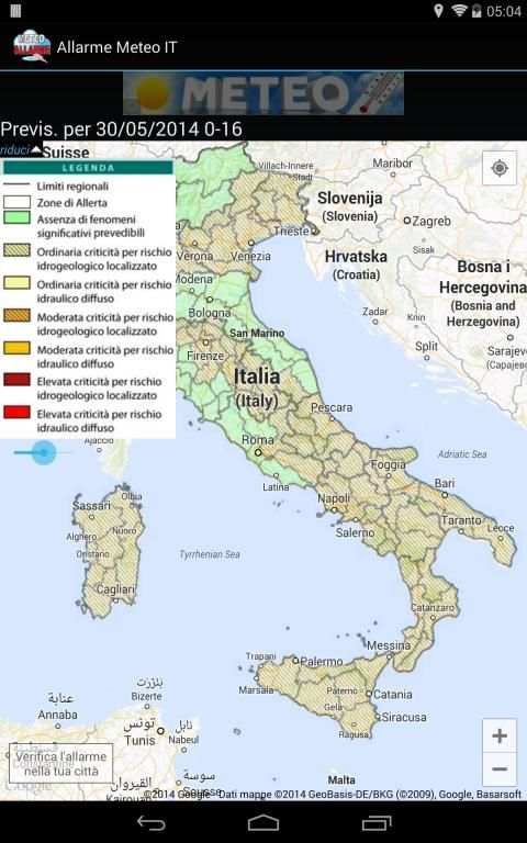 Allarme Meteo IT screenshot 11