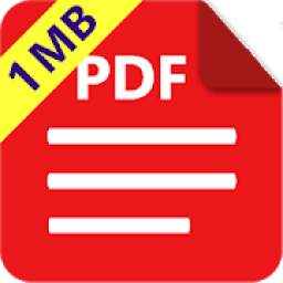 PDF Reader - Just 1 MB, Viewer, Light Weight 2019