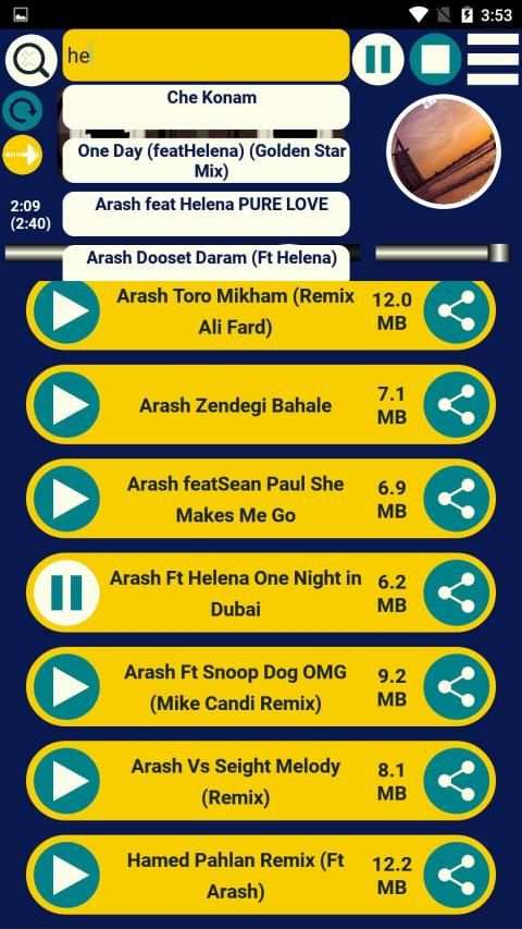 تمام آهنگ های آرش
‎ screenshot 1