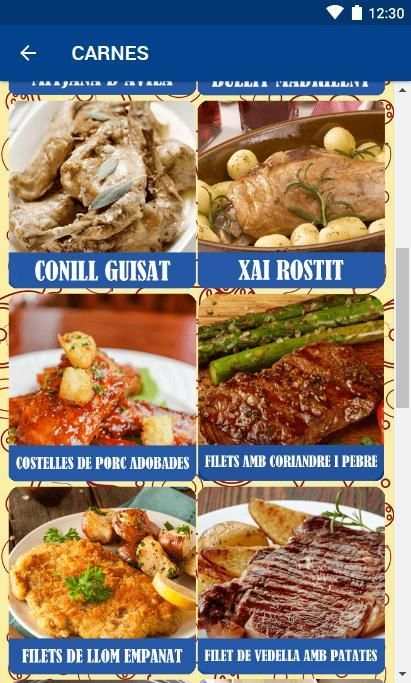 Recetas Cocina Española screenshot 1