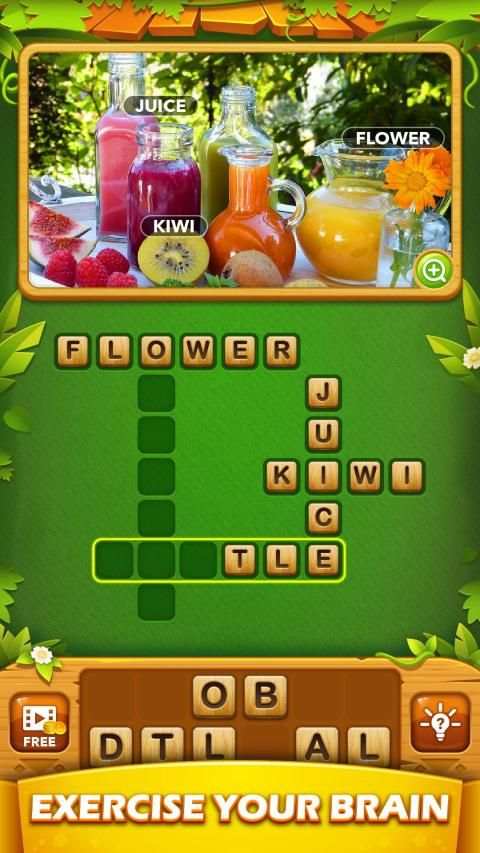 Word Cross Pics - Free Offline Word Games Puzzle screenshot 2