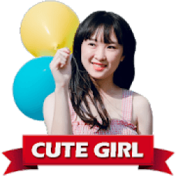 Cute Korean Girl Wallpaper आइकन