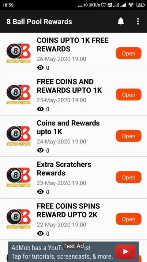 8 B Pool Rewards - Get Free Coins and Cash Rewards screenshot 2