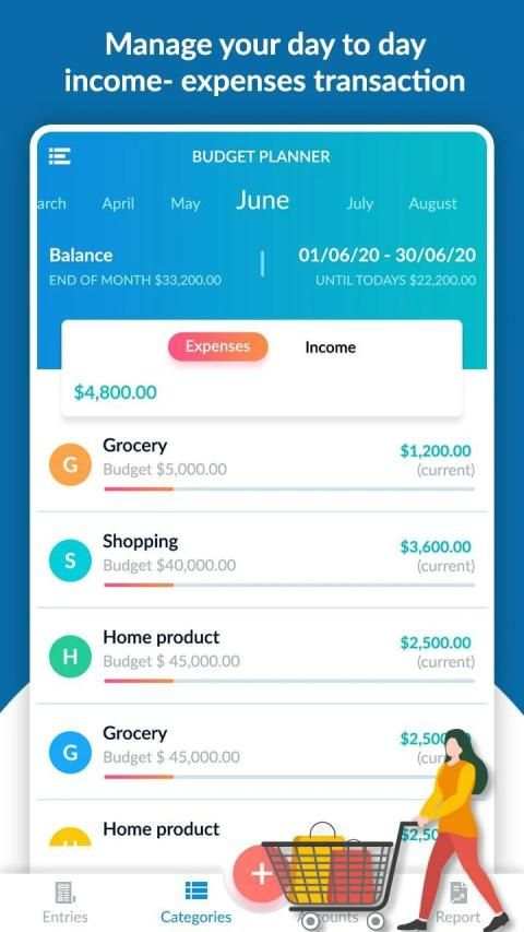 Monthly Budget Planner - Expense Manager स्क्रीनशॉट 4