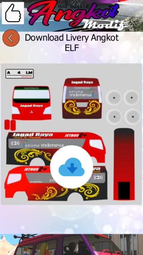 Mod Bussid Angkot Modif स्क्रीनशॉट 1