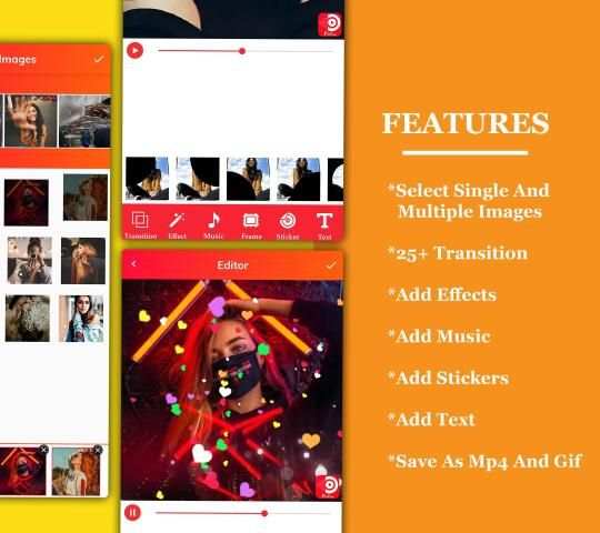 PicVedio Photo Video Maker With Music 2020 स्क्रीनशॉट 16