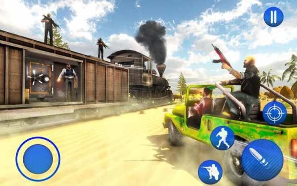 Real Train Gold Robbery स्क्रीनशॉट 3