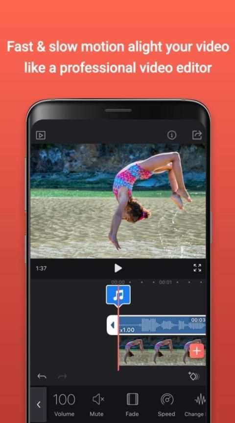 VideoLeep - Video Editor with Music स्क्रीनशॉट 1