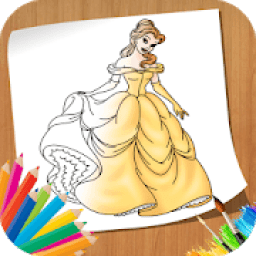 How to Draw Princess - Learn Drawing आइकन
