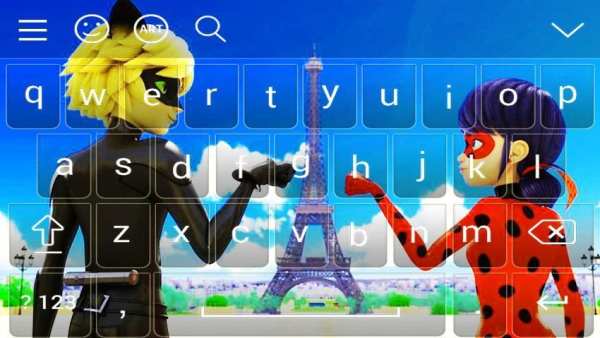 ladibug Noir keyboard स्क्रीनशॉट 1