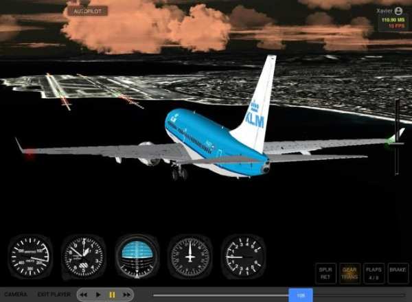 GeoFS Light - Flight Simulator स्क्रीनशॉट 10