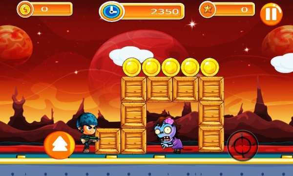 Real Monsters: Zombies Shooting in Mars screenshot 1