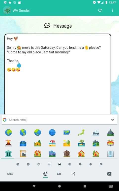 Send Message To Many Contacts (for WhatsApp) स्क्रीनशॉट 6