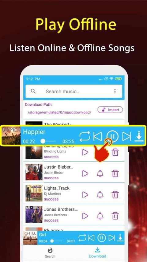 Mp3 Download - Free Music Downloader स्क्रीनशॉट 3