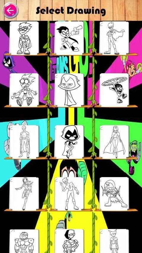 Teen coloring Titans Go screenshot 3