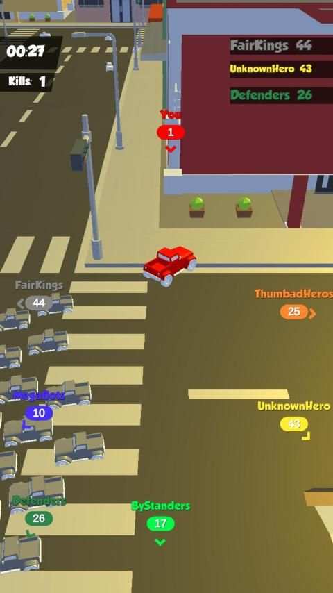 Stunt Car io : Crowd City Drive Game screenshot 3