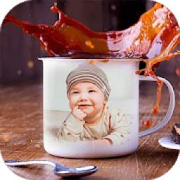 Coffee Mug Photo Frames Good Morning Application