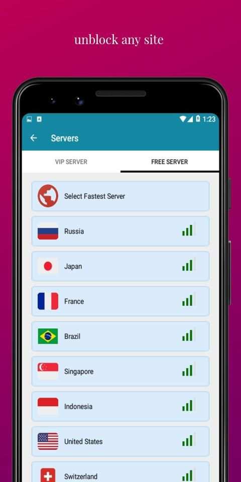 Fast Secure VPN Pro : Free Unlimited Proxy screenshot 4