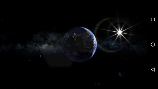 Earth Planet 3D Live Wallpaper स्क्रीनशॉट 1