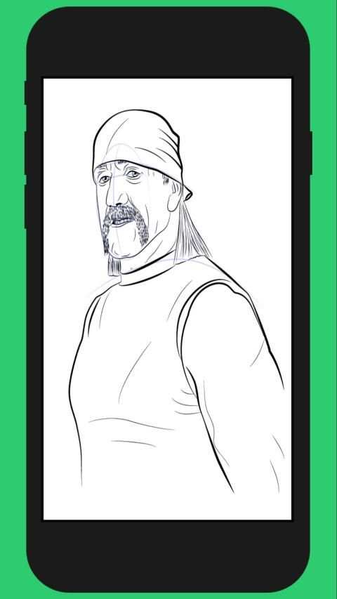 How To Draw WWE Superstars Step By Step screenshot 4