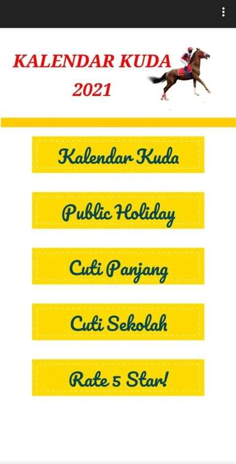 Kalendar Kuda 2021 screenshot 1