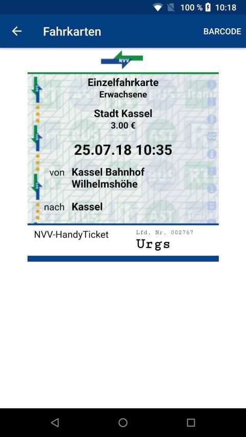 NVV Mobil screenshot 1