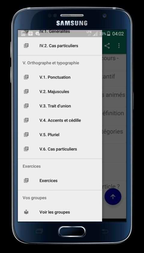 Grammaire Cours et Exercices (sans internet) screenshot 6