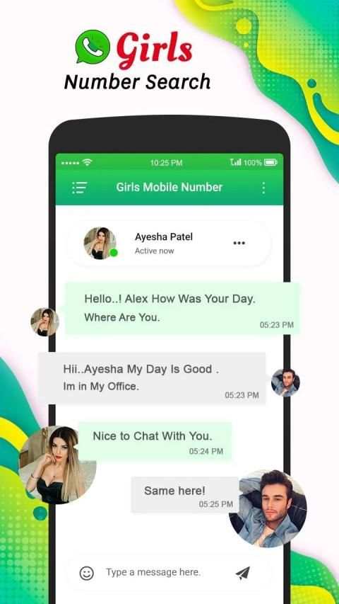 Girls Mobile Number Friend Search Simulator screenshot 1