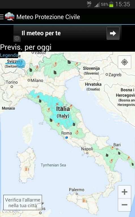 Allarme Meteo IT screenshot 14