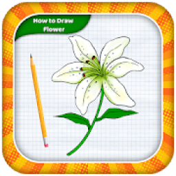 How to Draw Flower आइकन