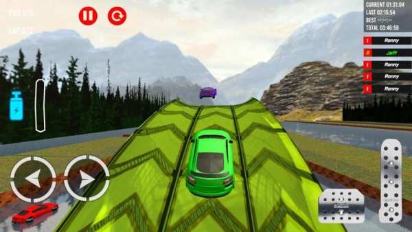 Water Car Racing Stunts 2020 स्क्रीनशॉट 3