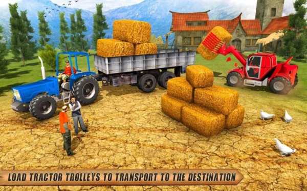 Heavy Tractor Trolley Cargo Simulator 2020 screenshot 9