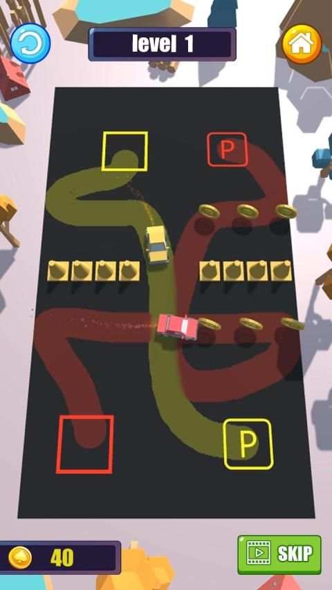 Draw Car : Park Master स्क्रीनशॉट 4