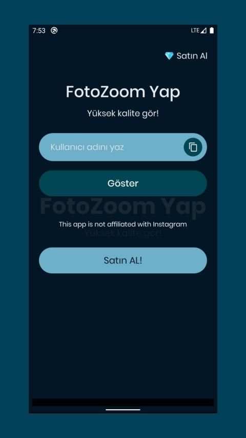 FotoZoom App - Büyük profil fotoğrafı 3 تصوير الشاشة