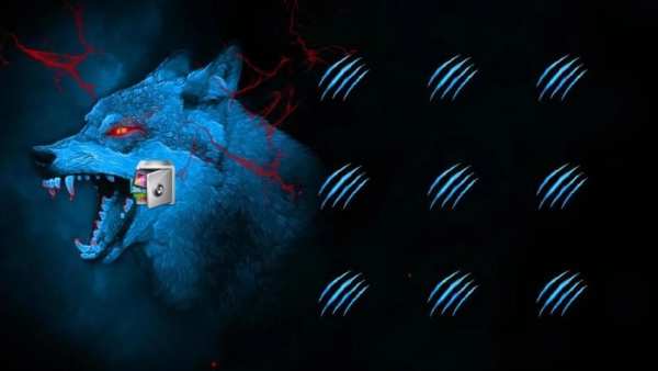 AppLock Live Theme Wolf – Paid Theme screenshot 1