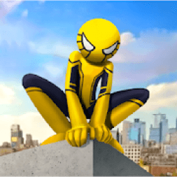 Spider Stickman Rope: Vegas Crime City Hero आइकन