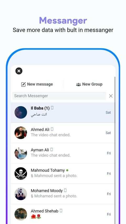 Light Browser For ( Facebook™ & Social Networks ) स्क्रीनशॉट 4