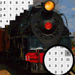 Train Color By Number-Pixel Art आइकन