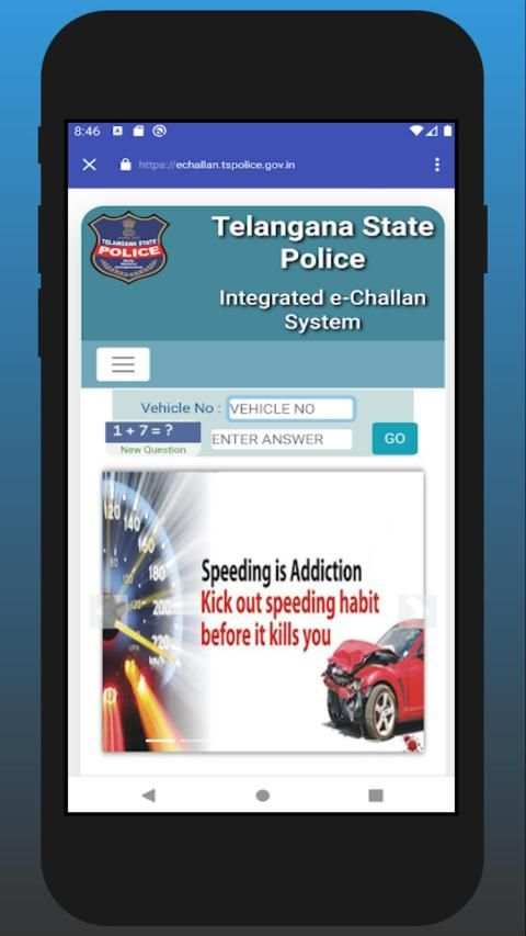 Telangana eChallan स्क्रीनशॉट 3